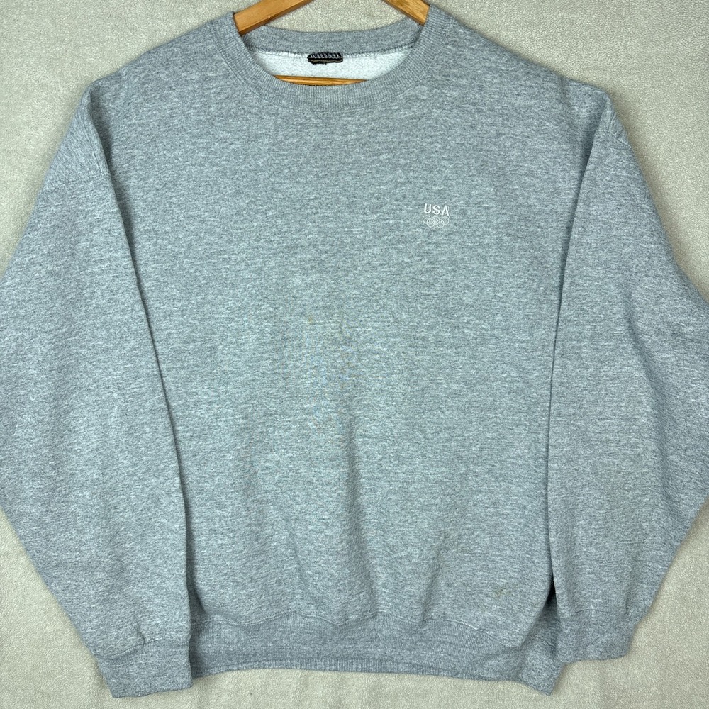 Vintage 1996 USA Olympics Mens Large / XL Sweatshirt Crewneck Fleece